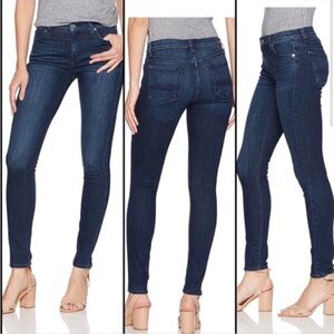 Women's Dark Blue Skinny Jeans